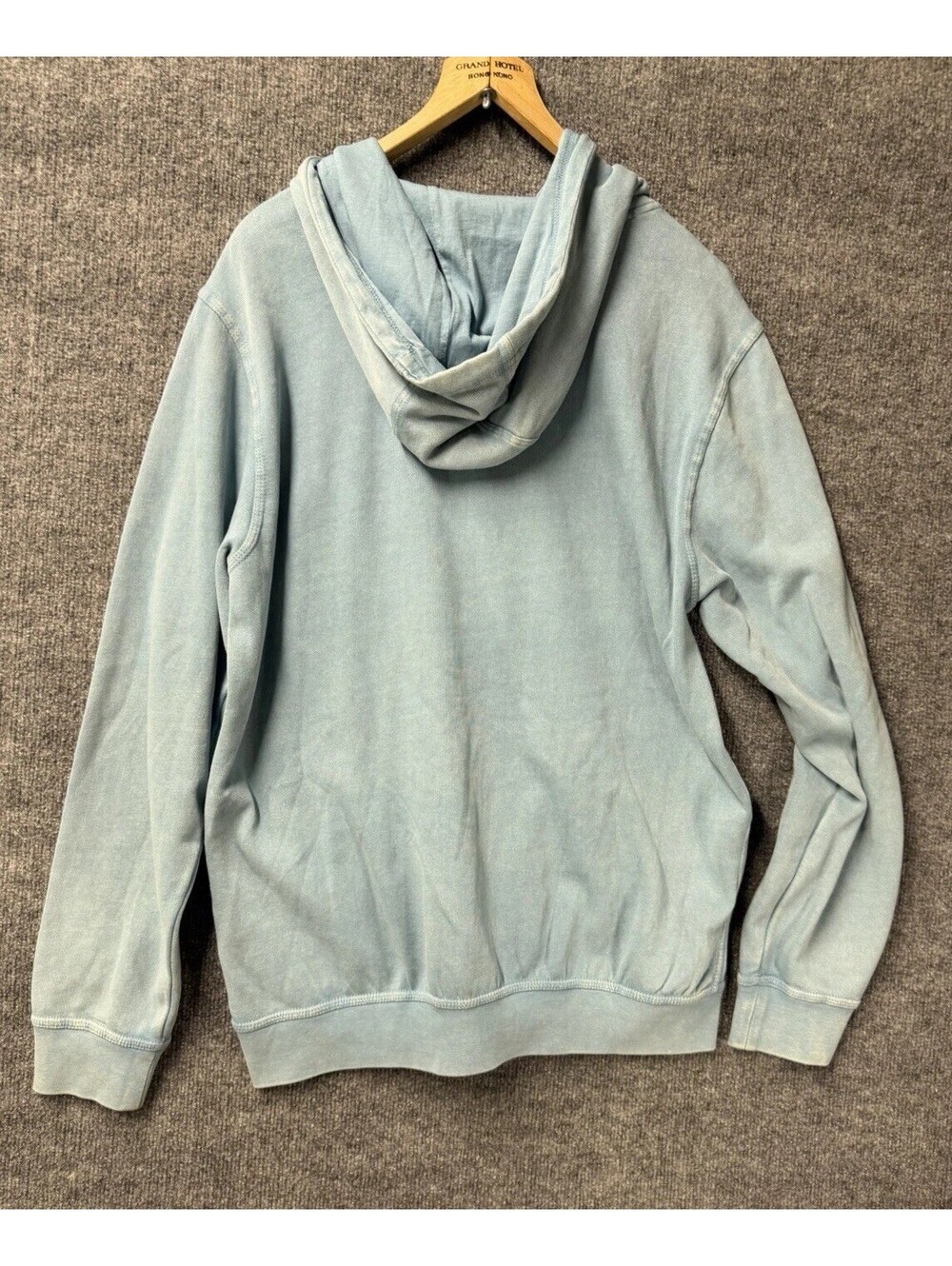 Hurley Floral Logo Hoodie Men’s L Light Blue Soft Fleece See Pics 👀🔥 - Picture 5 of 5